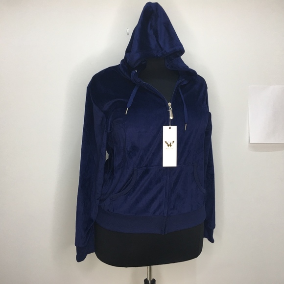 white mark velour tracksuit